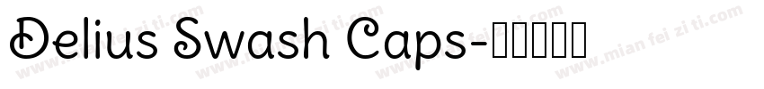 Delius Swash Caps字体转换